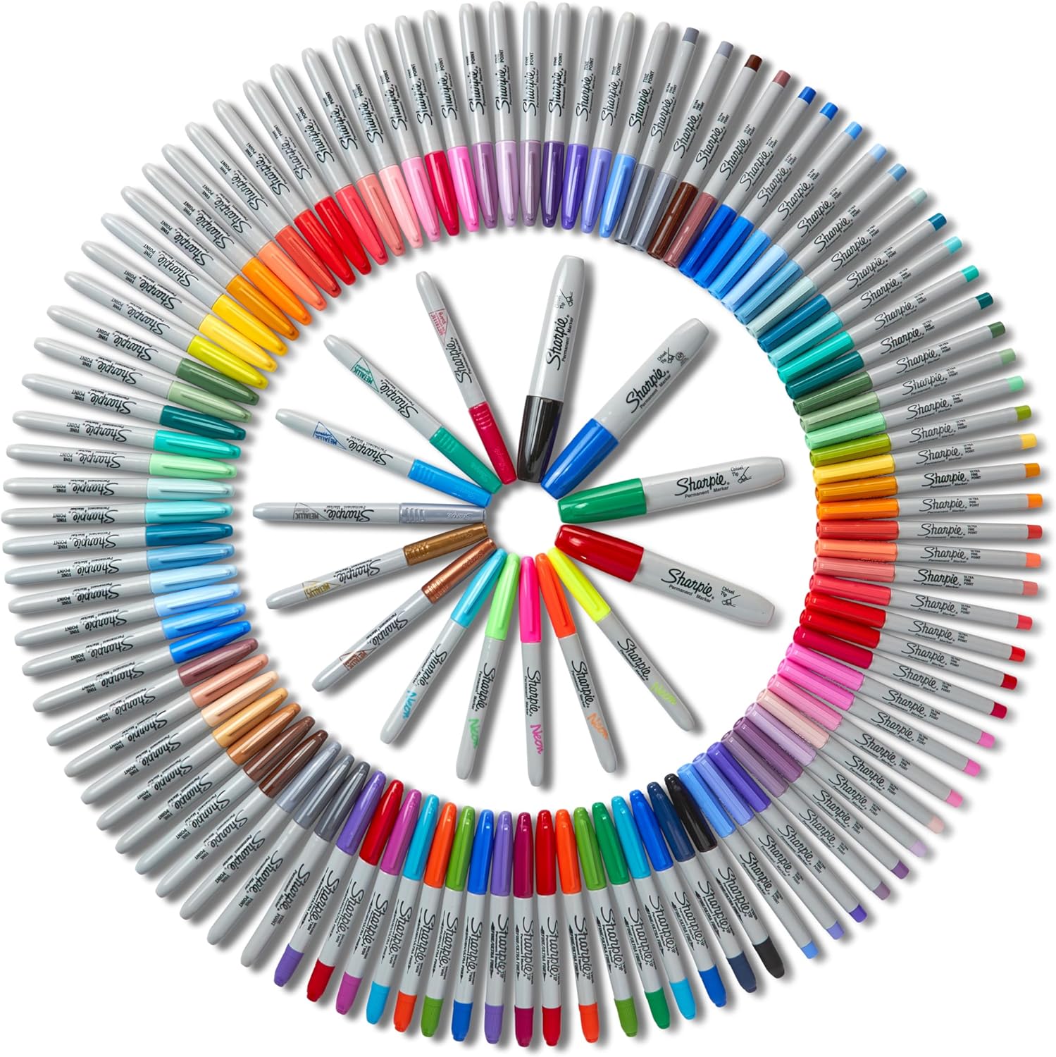 Juego de rotuladores permanentes Sharpie punta fina Colores Variados - Imagen 5