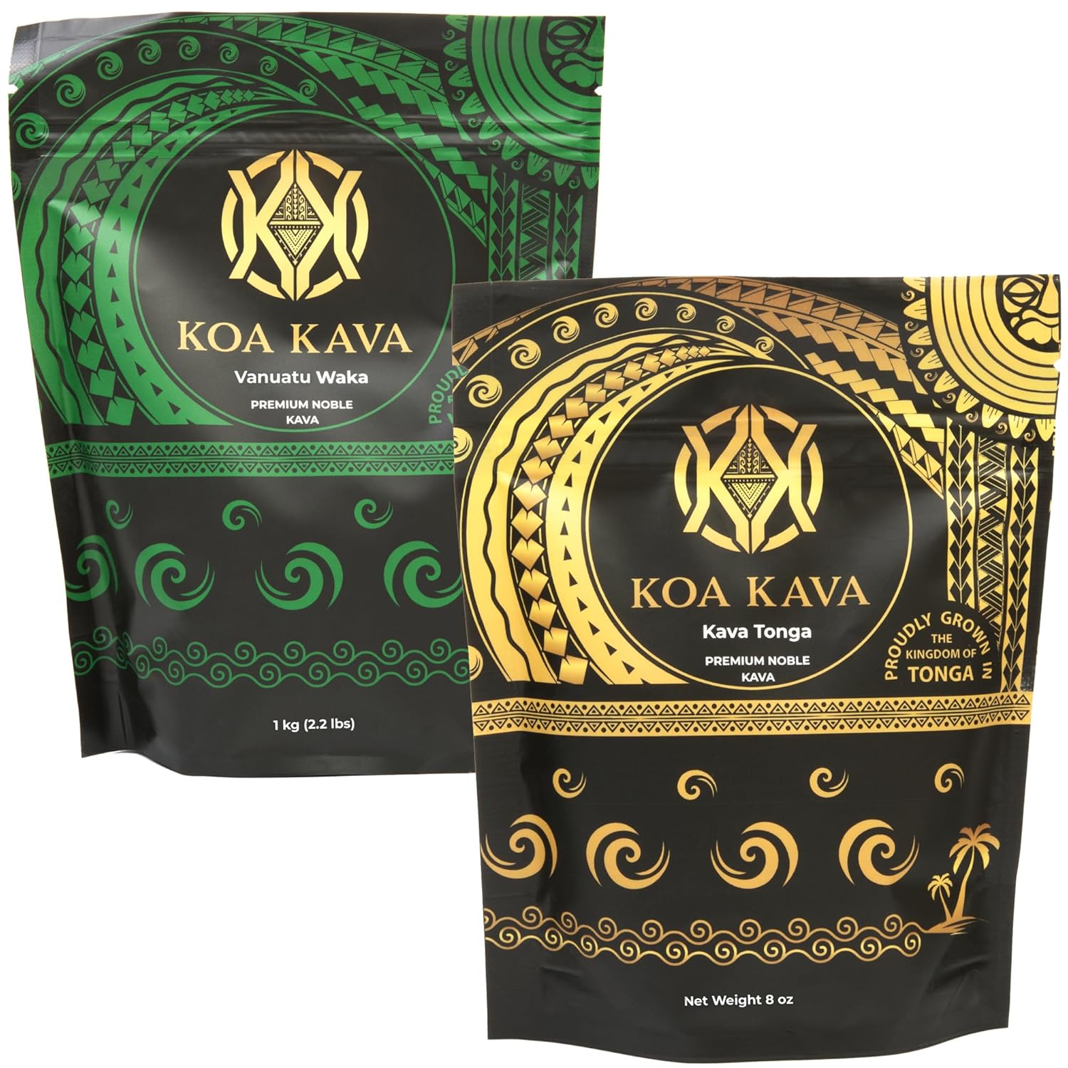 2.2 lbs Vanuatu más paquete de kava tongana de 8 oz