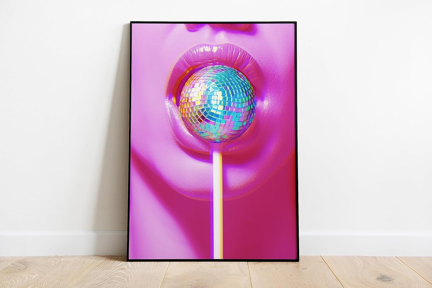 TwoDays Decoración estética moderna de Lolipop, decoración de habitación, impresiones artísticas de pared retro para apartamento de niñas, póster de