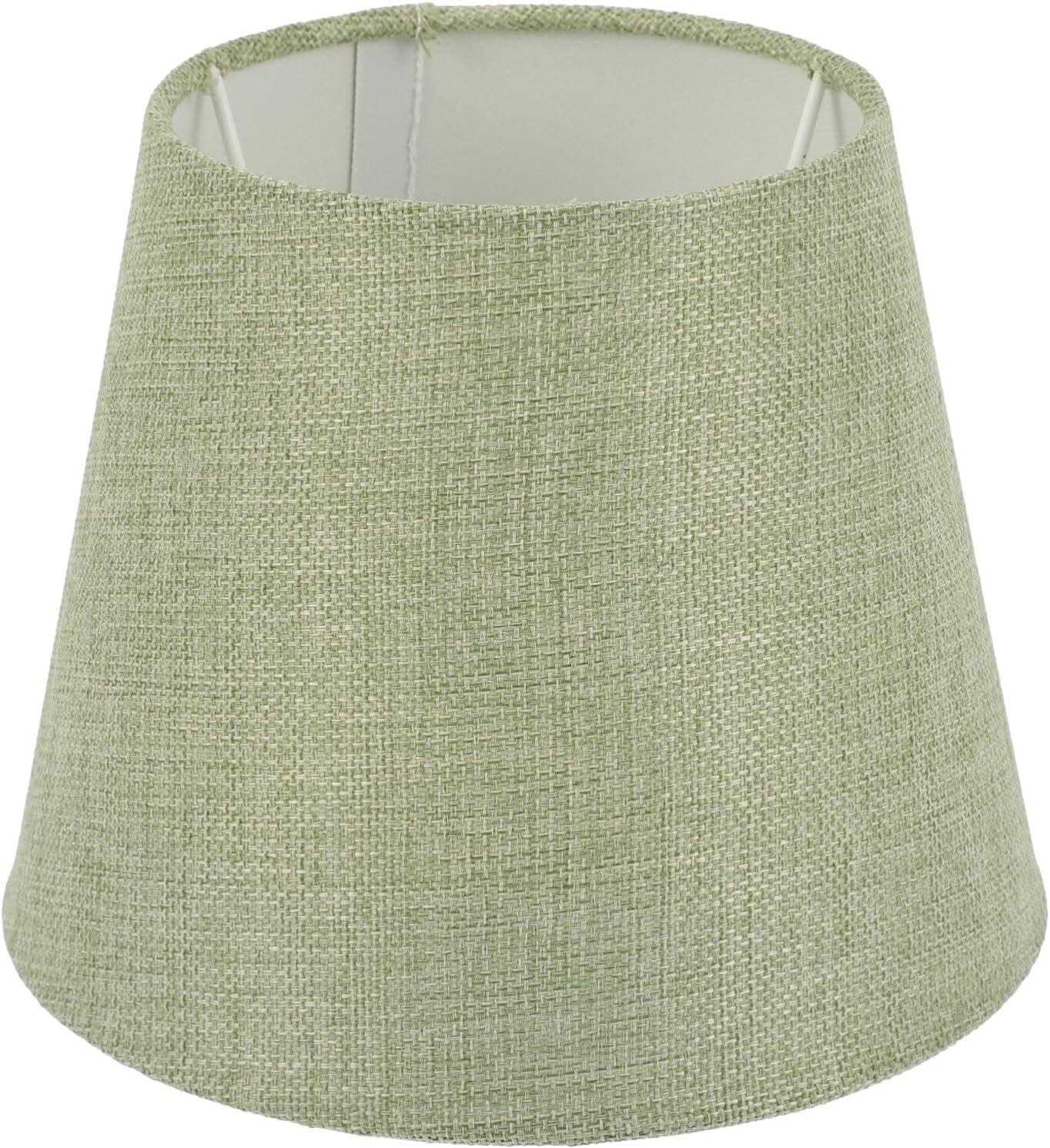 DOITOOL Pantalla de tambor de tela para lámpara de mesa, lámparas de pie, pantalla de lámpara de araña, pantalla de lámpara de arpillera de granja,