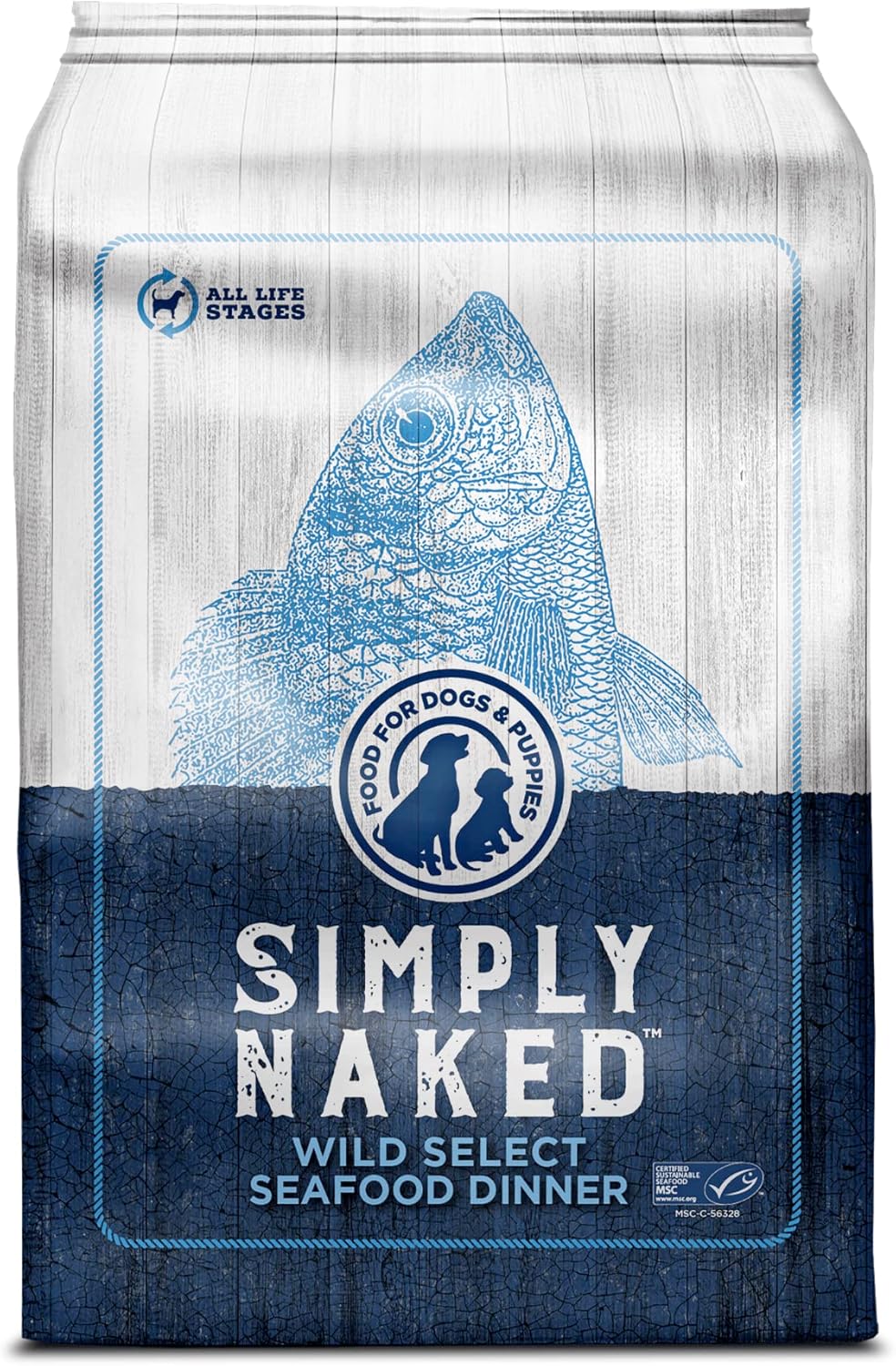 Wild Select Seafood Dog Food  Sin pollo u otros subproductos animales  Rico en ácidos grasos Omega 3 y 6  Pescado capturado silvestre de origen