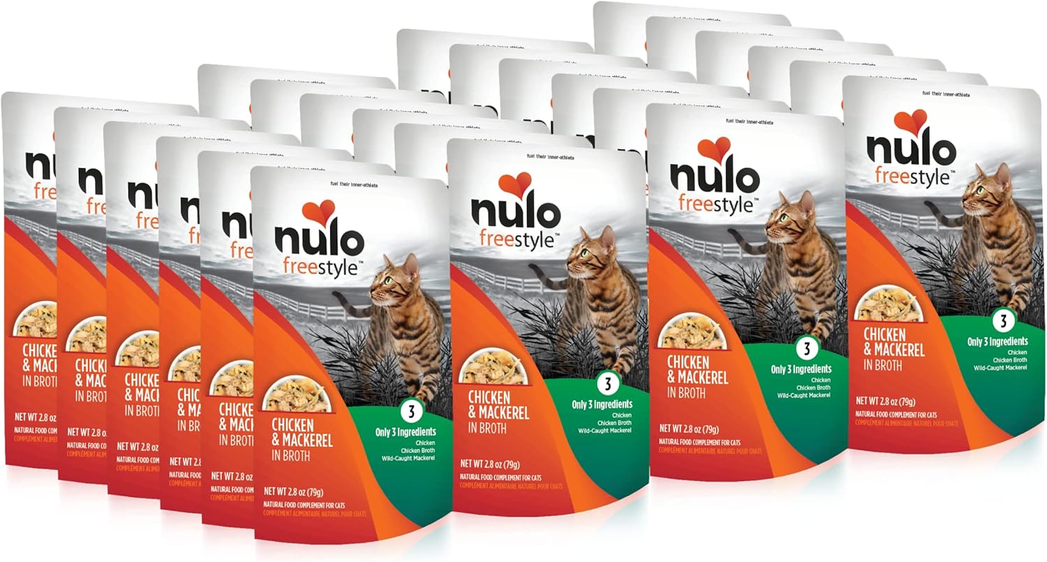 Nulo Freestyle – Bolsa de comida húmeda para gatos y gatitos, de alta calidad, totalmente natural, sin granos, suave con aminoácidos para la salud