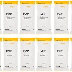 TiendaCommercial Paños de baño, toallitas, 96 unidades, 12 paquetes de 8 TiendaCommercial Paños de baño, toallitas, 96 unidades, 12 paquetes de 8