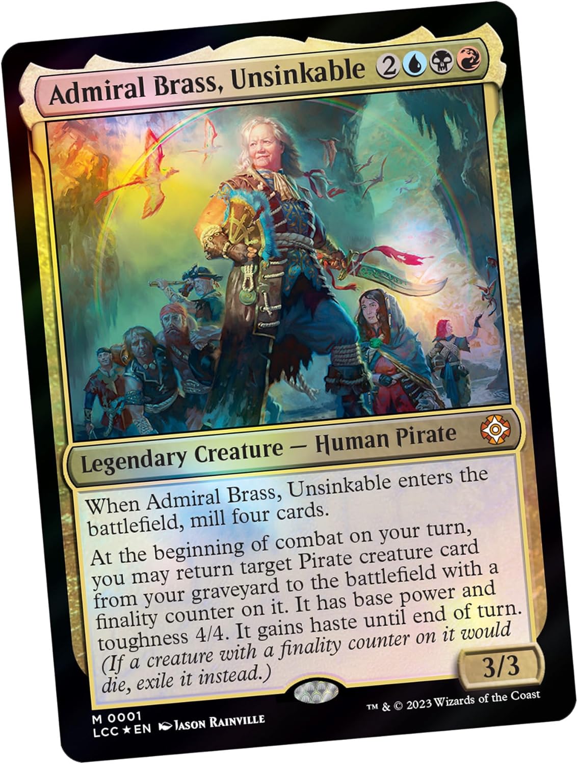 Magic The Gathering The Lost Caverns of Ixalan Commander Deck – Ahoy Mateys (100 cartas de mazo, 2 cartas de coleccionista de muestras + accesorios)