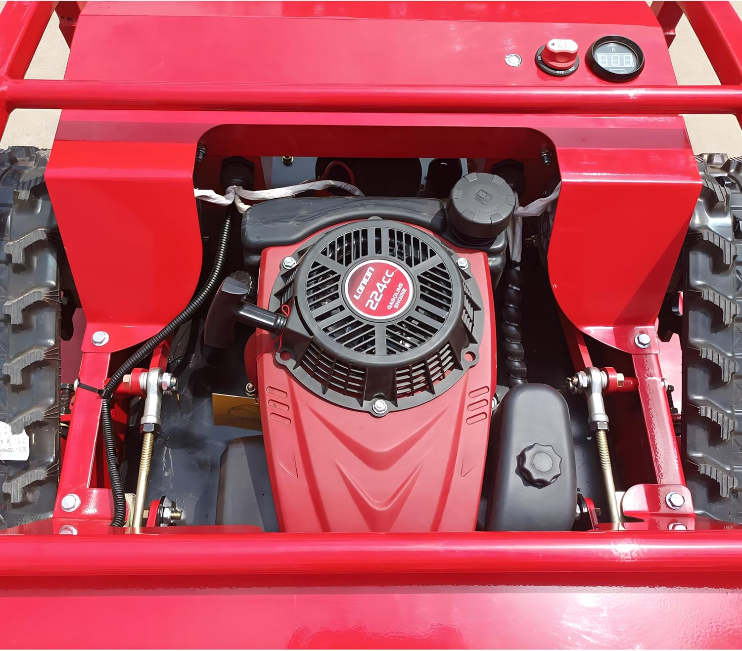 DareDevil Mower Cortacésped con control remoto  Subida de pendiente de 50 grados  Corte de 22 pulgadas  Tanque de gas de 6 L  Fuente de alimentación