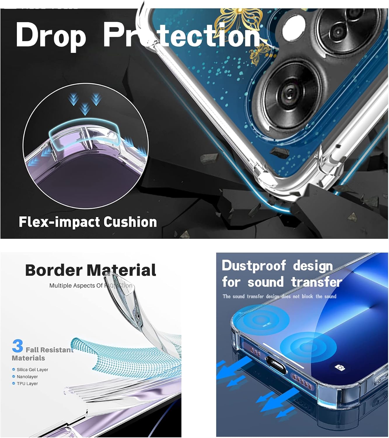 Funda para Oneplus Nord N30 5G, Oneplus Nord CE3 Lite, TPU suave, absorción de golpes, protección flexible de gasolina, funda para teléfono Oneplus