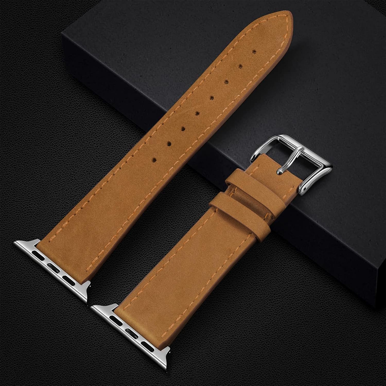MARGE PLUS Compatible con Apple Watch Band Series SE 9, 8, 7, 6, 5, 4, 3, 2, 1, Ultra de 1.929 in, 1.772 in, 1.614 in, 1.732 in, 1.575 in, 1.654 in,