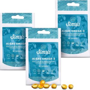 Algae Omega 3-180 Mini Cápsulas Blandas Premium  Suplemento vegano a base de plantas EPA DHA  Alternativa al aceite de pescado  para cerebro, ojos, Algae Omega 3-180 Mini Cápsulas Blandas Premium  Suplemento vegano a base de plantas EPA DHA  Alternativa al aceite de pescado  para cerebro, ojos,