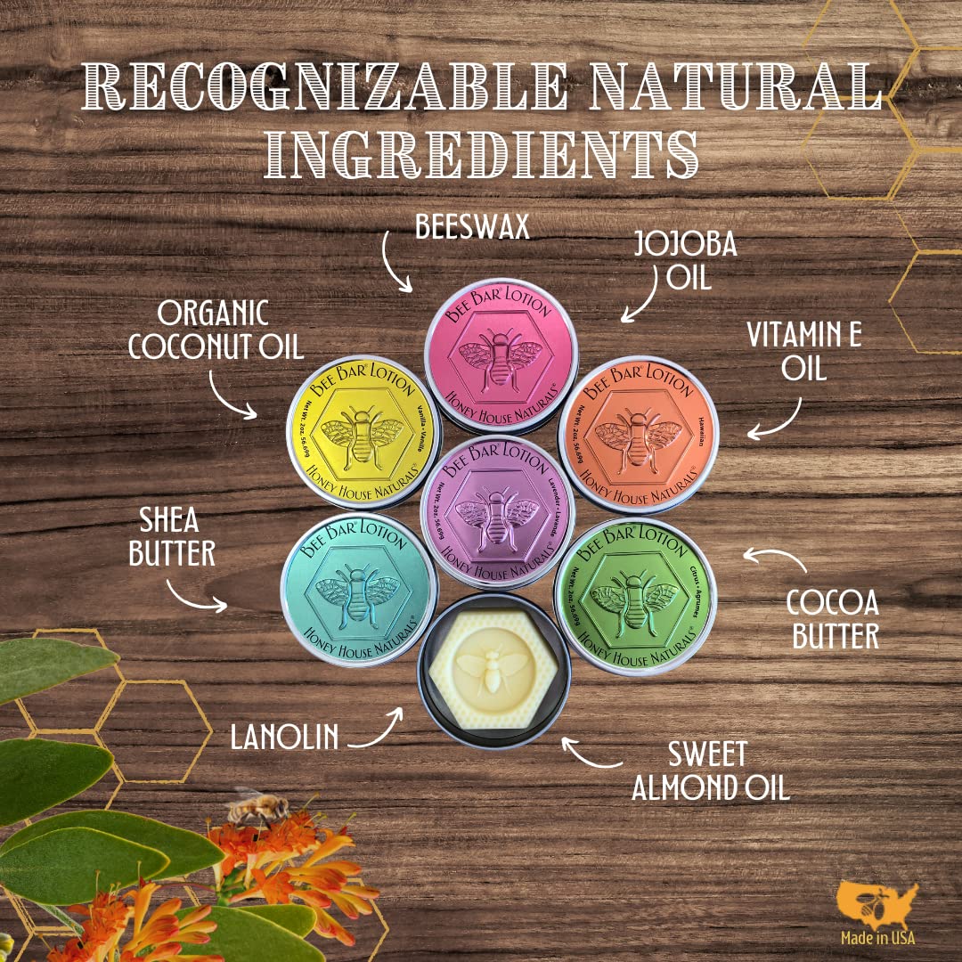 Honey House Naturals Duo  Lavanda  Pequeña .6 onzas y grande 2 onzas