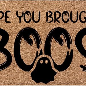 Decoración de fibra de coco de Halloween para exteriores, tapete de piso Celcome On In We Been Been Expecting You Calabaza Araña Atractiva Murciélago Decoración de fibra de coco de Halloween para exteriores, tapete de piso Celcome On In We Been Been Expecting You Calabaza Araña Atractiva Murciélago