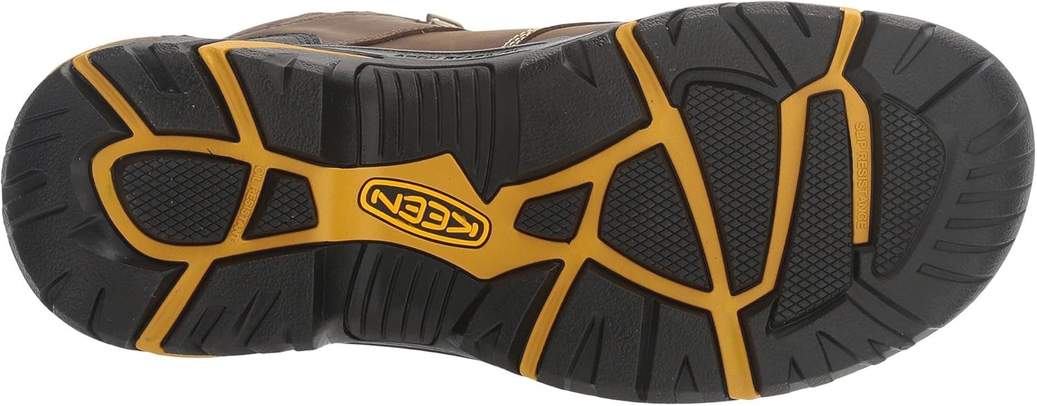 KEEN Utility Botas de trabajo MT Vernon de 6 pulgadas con punta de acero para hombre