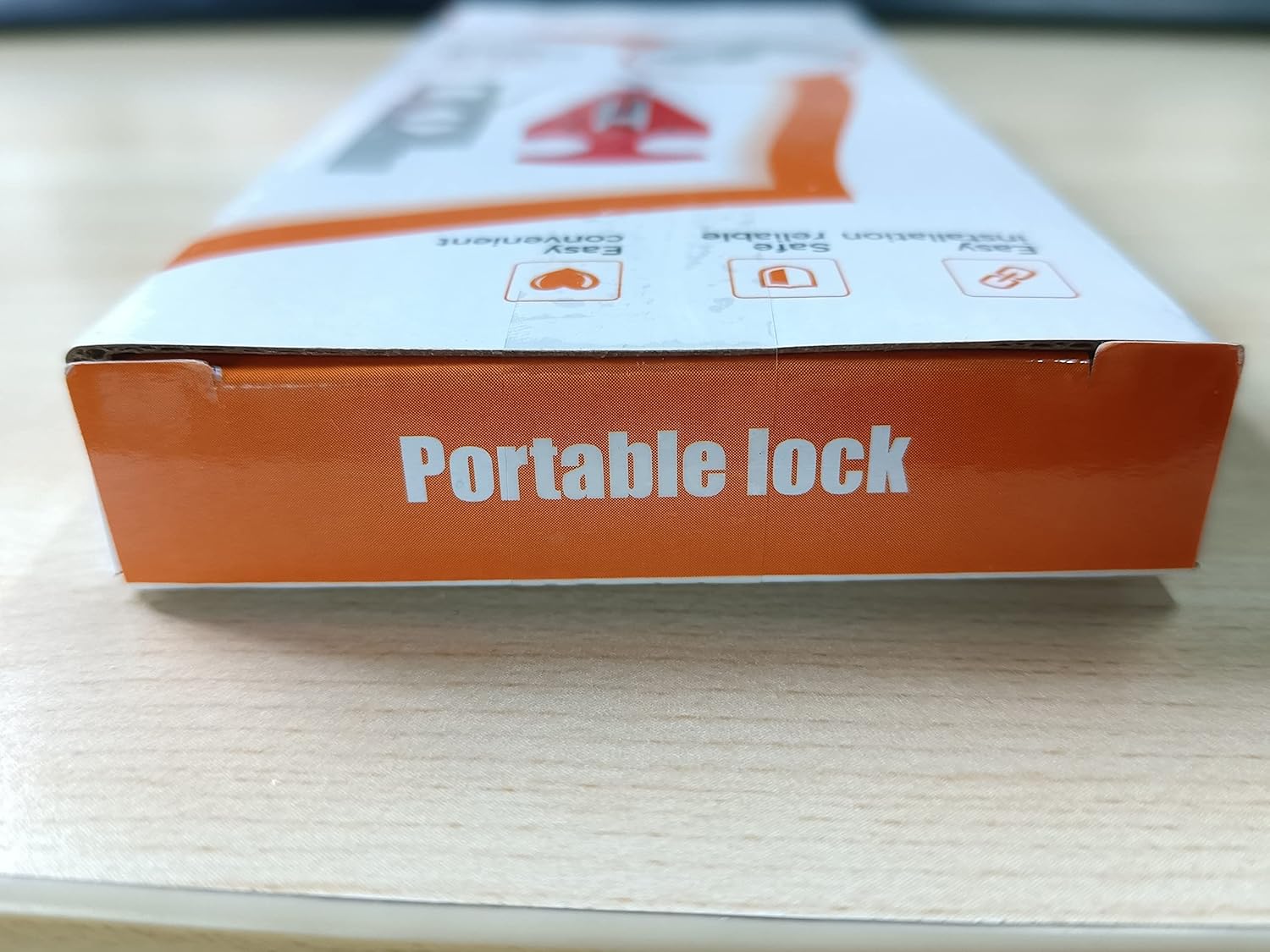 Cerradura de puerta portátil Cerradura de viaje con bolsa de almacenamiento evita el acceso no autorizado Seguridad antirrobo y privacidad Air BNB
