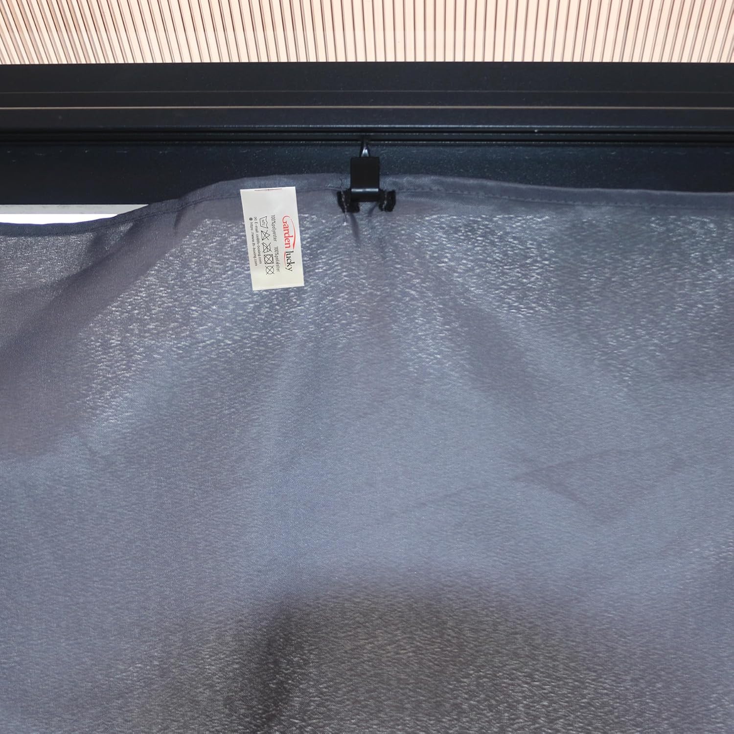 Cortinas de repuesto de 10 x 10 pies, 4 paneles de paredes laterales para patio, jardín, patio, gris, solo cortinas