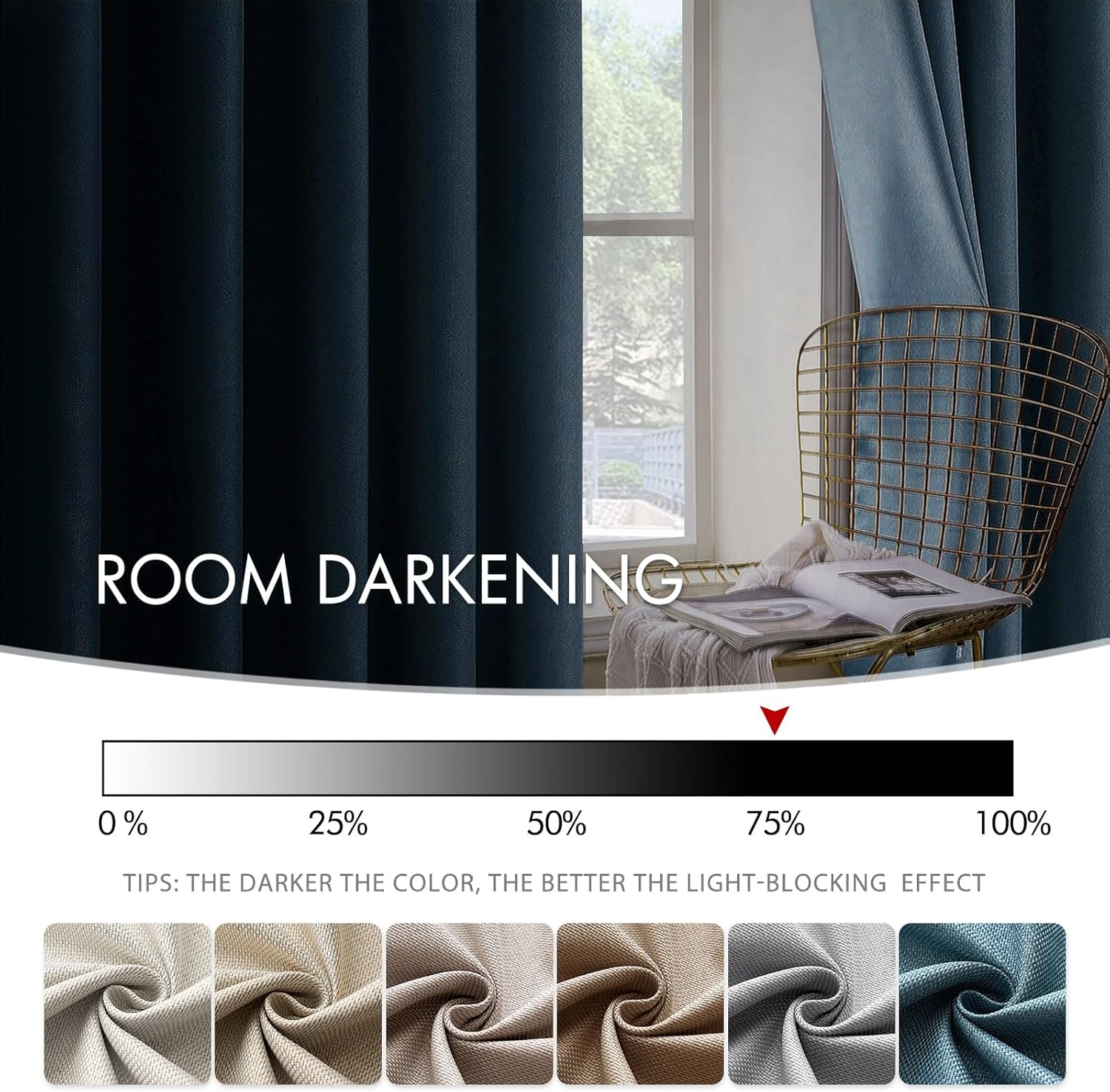 MIULEE Cortinas con textura de lino de 84 pulgadas de largo, paneles de cortina opacas para dormitoriosala de estar, cortinas con aislamiento