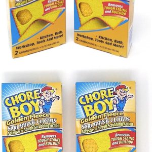 Spic & Span 108114350021732-Pack Toisón de Oro SCOURING Gamuza, paquete de de 4, Dorado, 4 Spic & Span 108114350021732-Pack Toisón de Oro SCOURING Gamuza, paquete de de 4, Dorado, 4