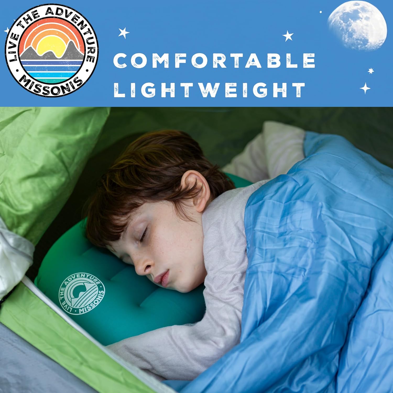 Almohada inflable para campamento ligera, compacta, compresible, impermeable, almohada de camping de firmeza ajustable, para dormir durante viajes,