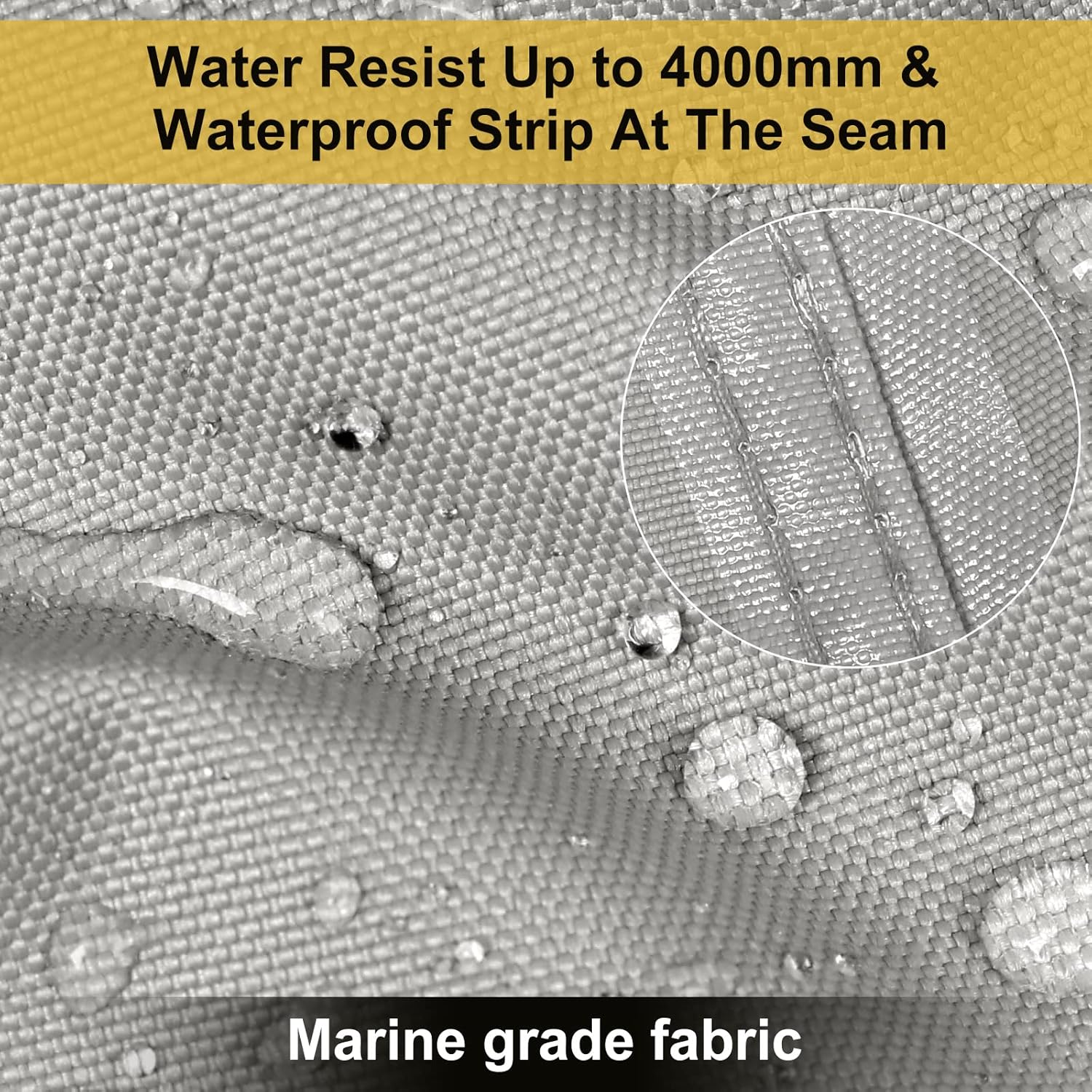 Funda para kayak 100% impermeable para almacenamiento al aire libre, solución teñida, a prueba de decoloración, protección para todo tipo de clima,