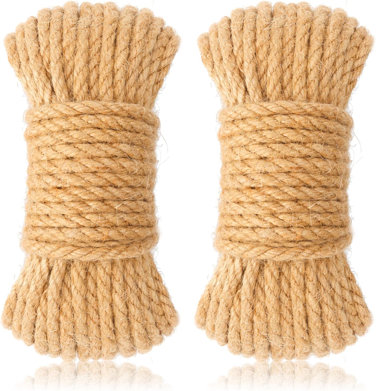 Cuerda de repuesto para rascador de gatos, cuerda de cáñamo natural de 14 de pulgada, cuerda para poste rascador de gatos, cuerda de reparación de