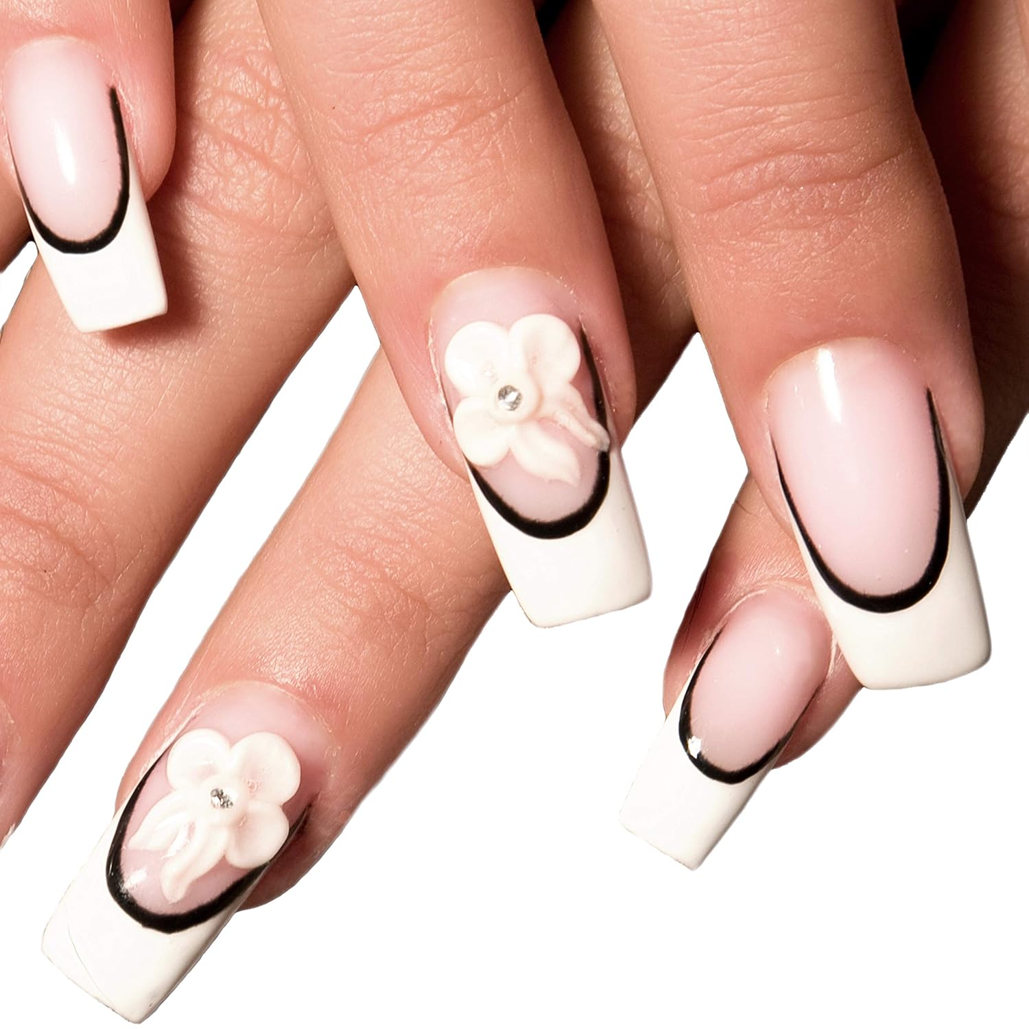 Beaute Galleria Kolinsky Sable – Juego de 3 pinceles acrílicos ovalados para arte de uñas, pintura para detalles de manicura, bolígrafo para arte de