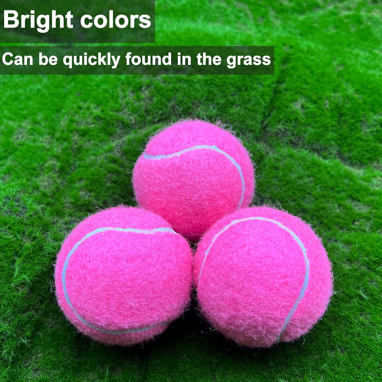 Pelota de tenis, paquete de 36 pelotas de tenis para perros, pelotas de tenis de práctica vienen con bolsa de pelotas, buenas para entrenar, jugar,