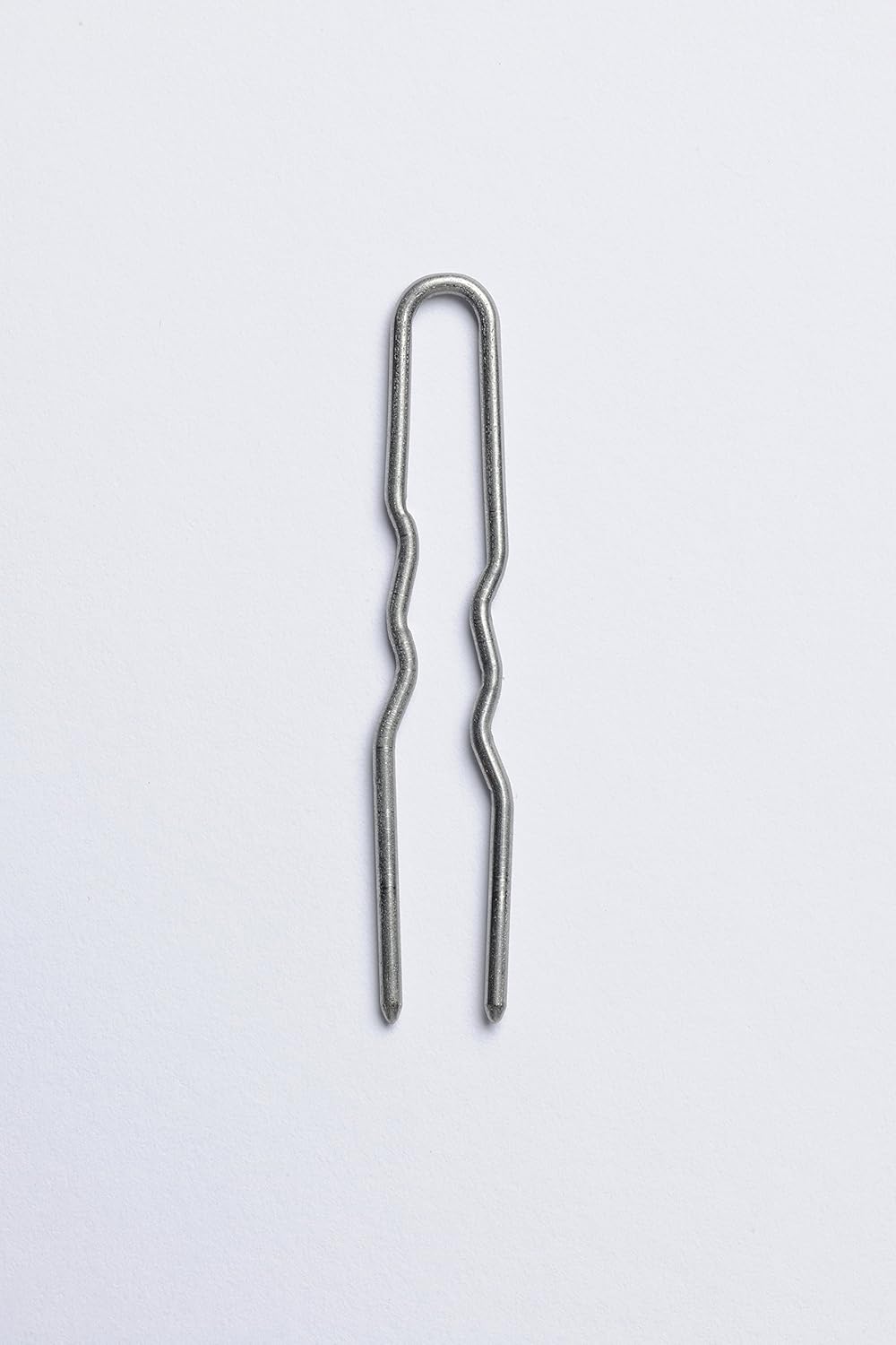 Juego de 12 horquillas de acero inoxidable arrugadas resistentes y sin enganches hechas a mano (1 58 pulgadas)