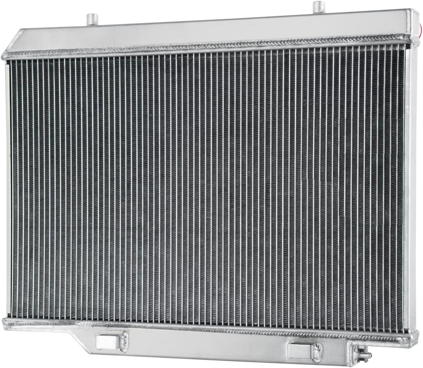Rubivel Radiador de aluminio de 2 filas compatible con Mercedes-Benz 300SDL 350SD 350SDL 3.0L 3.0L 3.4L L6, radiador de refrigeración, todo el