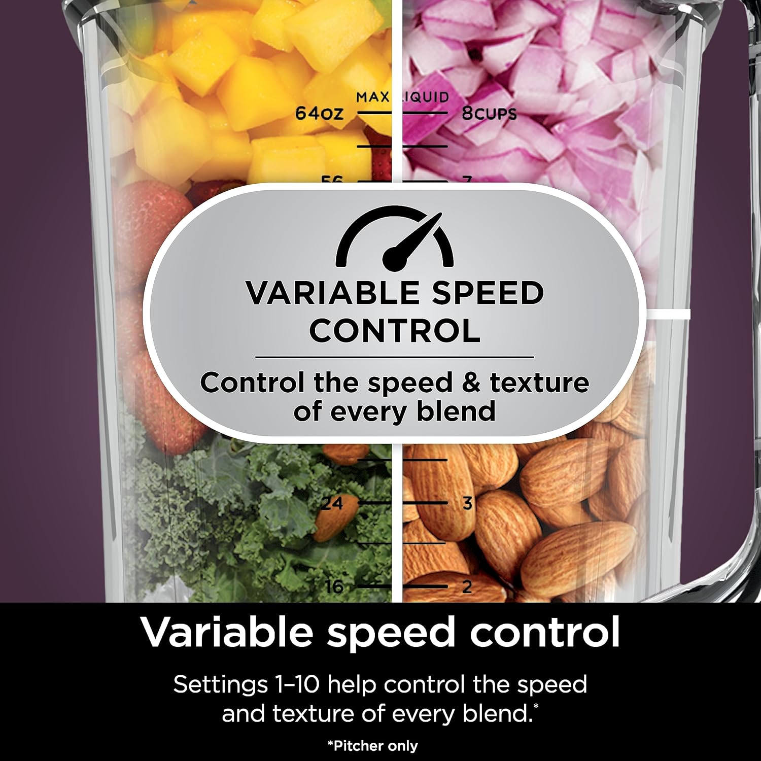Ninja TB401 Detect Kitchen System Power Blender + Processor Pro, tecnología BlendSense, licuadora, picar y batidos, 1800 vatios máximos, jarra de 72