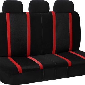 FH GROUP FH-FB070115+FH2033, protectores de asiento de auto deportivos, compatibles con bolsa de aire y bancos con separación con protector de FH GROUP FH-FB070115+FH2033, protectores de asiento de auto deportivos, compatibles con bolsa de aire y bancos con separación con protector de