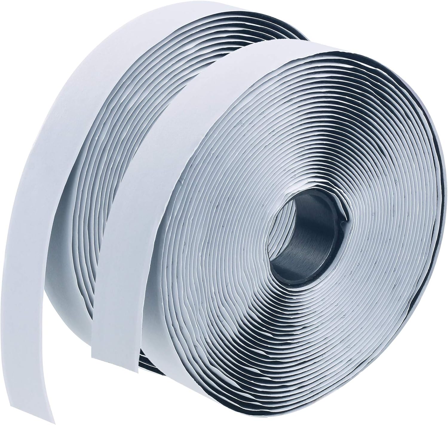 LLPT Cinta de gancho y bucle, 34 pulgadas x 23 pies cada rollo, cinta de montaje de cinta adhesiva de resistencia industrial para interiores y