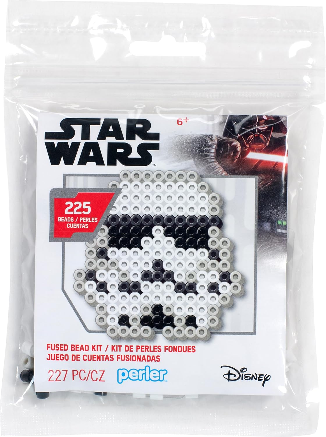 Perler KIT de prueba STORMTRPR, Star Wars Stormtrooper