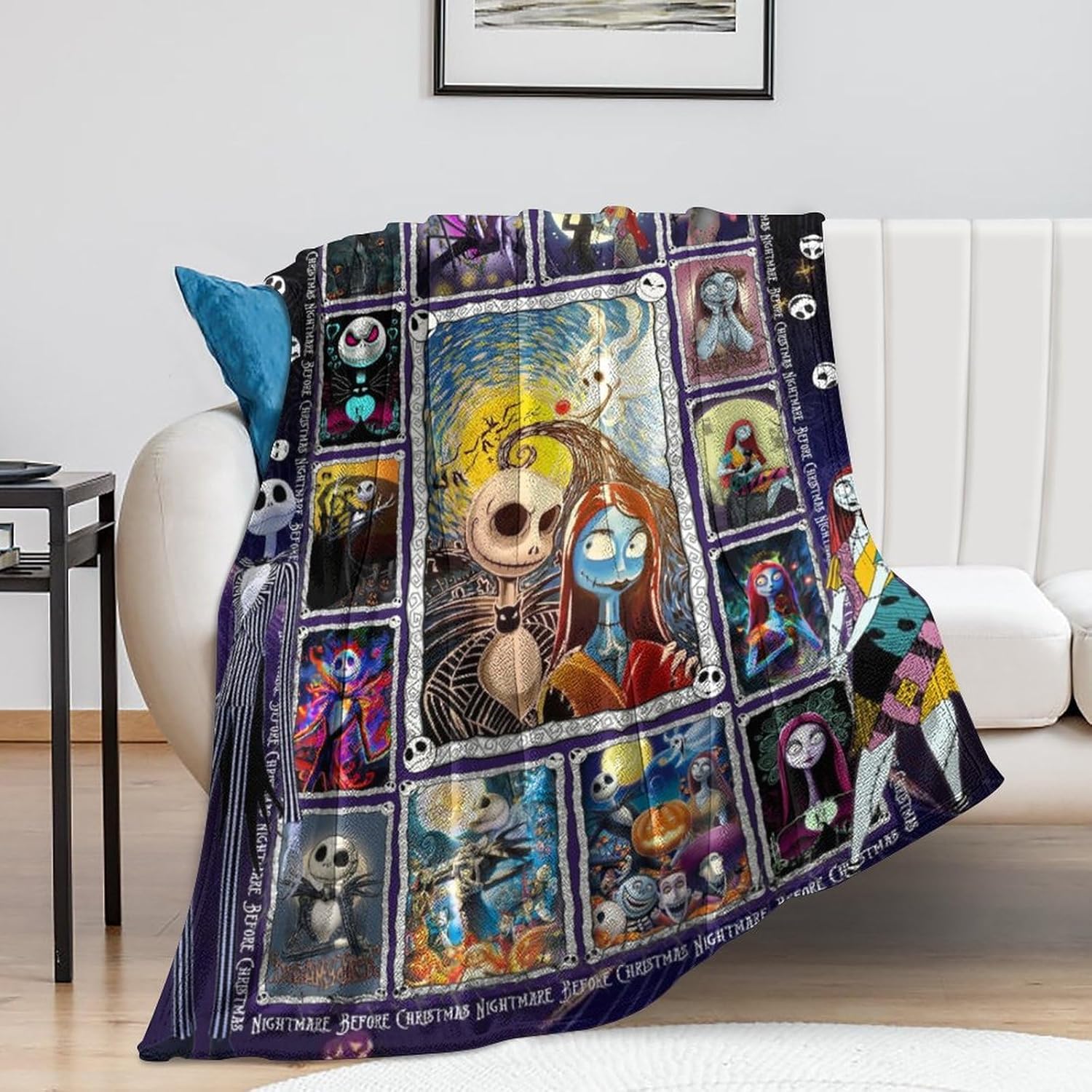 Manta de franela ultrasuave para Halloween, manta ligera y cálida, regalos para niños y adultos, 50 x 40 pulgadas
