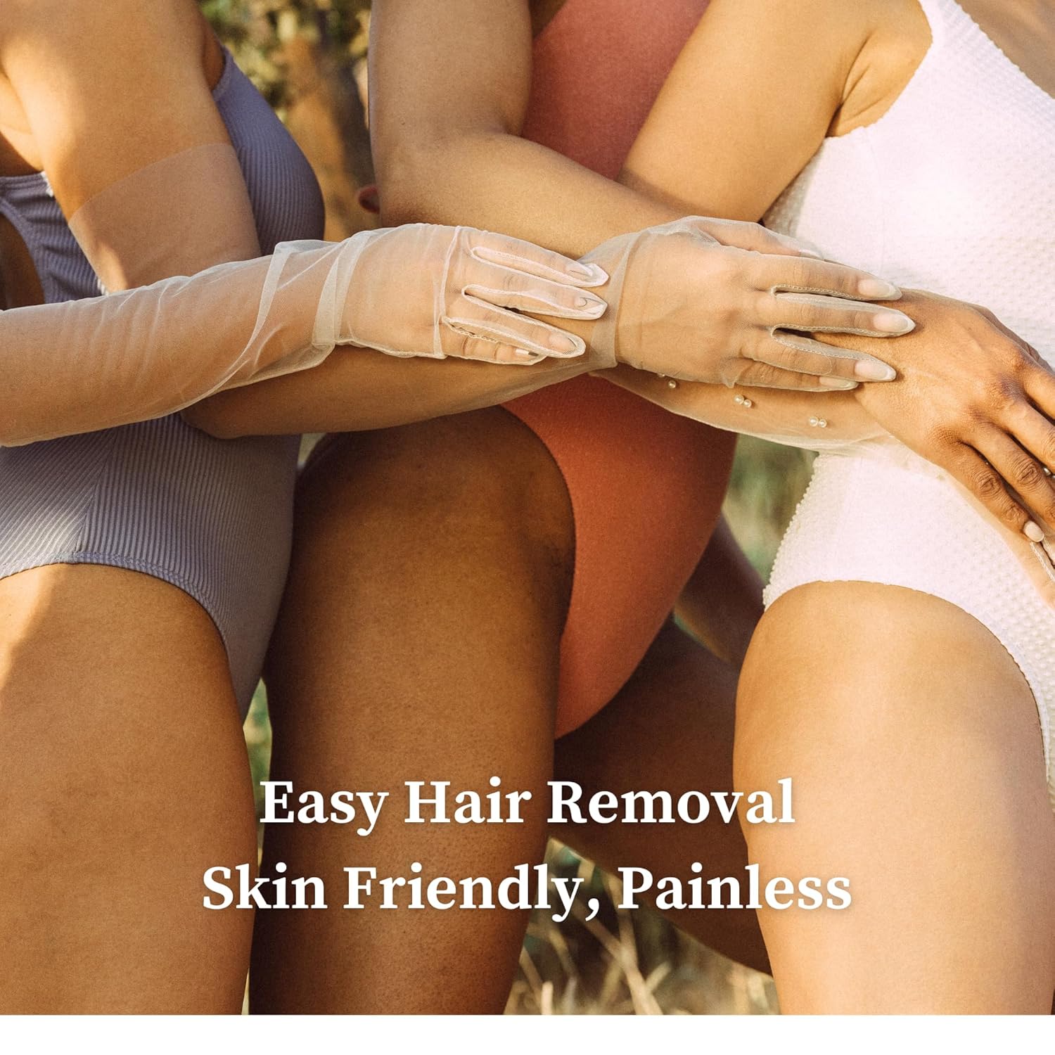 4 cabezales de repuesto para eliminar vello facial impecables para acabado táctil, herramienta de depilación facial para mujeres, oro rosa chapado