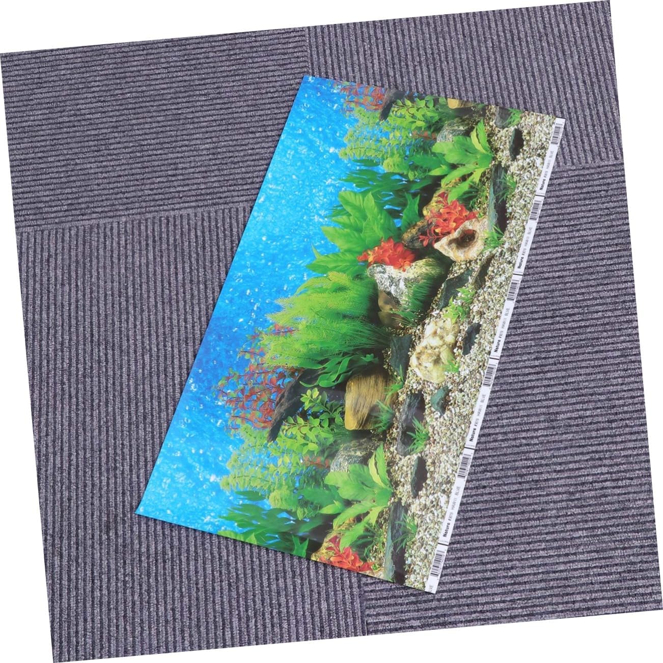 iplusmile Papel de pared 3D, pegatinas 3D fondo de acuario 3D, fondos de pantalla 3D de 10 galones de fondo de pecera de doble cara, adhesivo