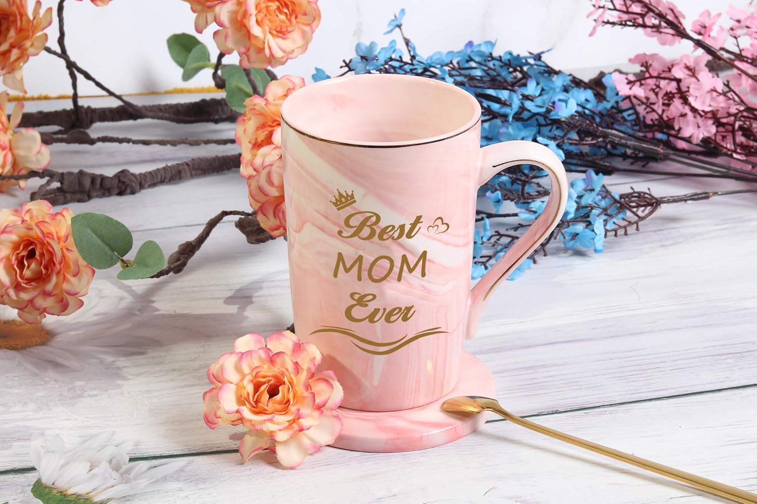 Taza de café Best Mom Ever Best Mom Ever, taza de café para la mejor mamá, regalos para la mejor mamá, taza de café, regalos de cumpleaños, día de