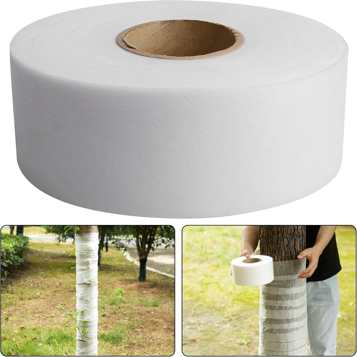 Envolturas protectoras de árboles de 330 pies, vendaje anticongelante a prueba de invierno, envoltura de plantas reutilizables para proteger la