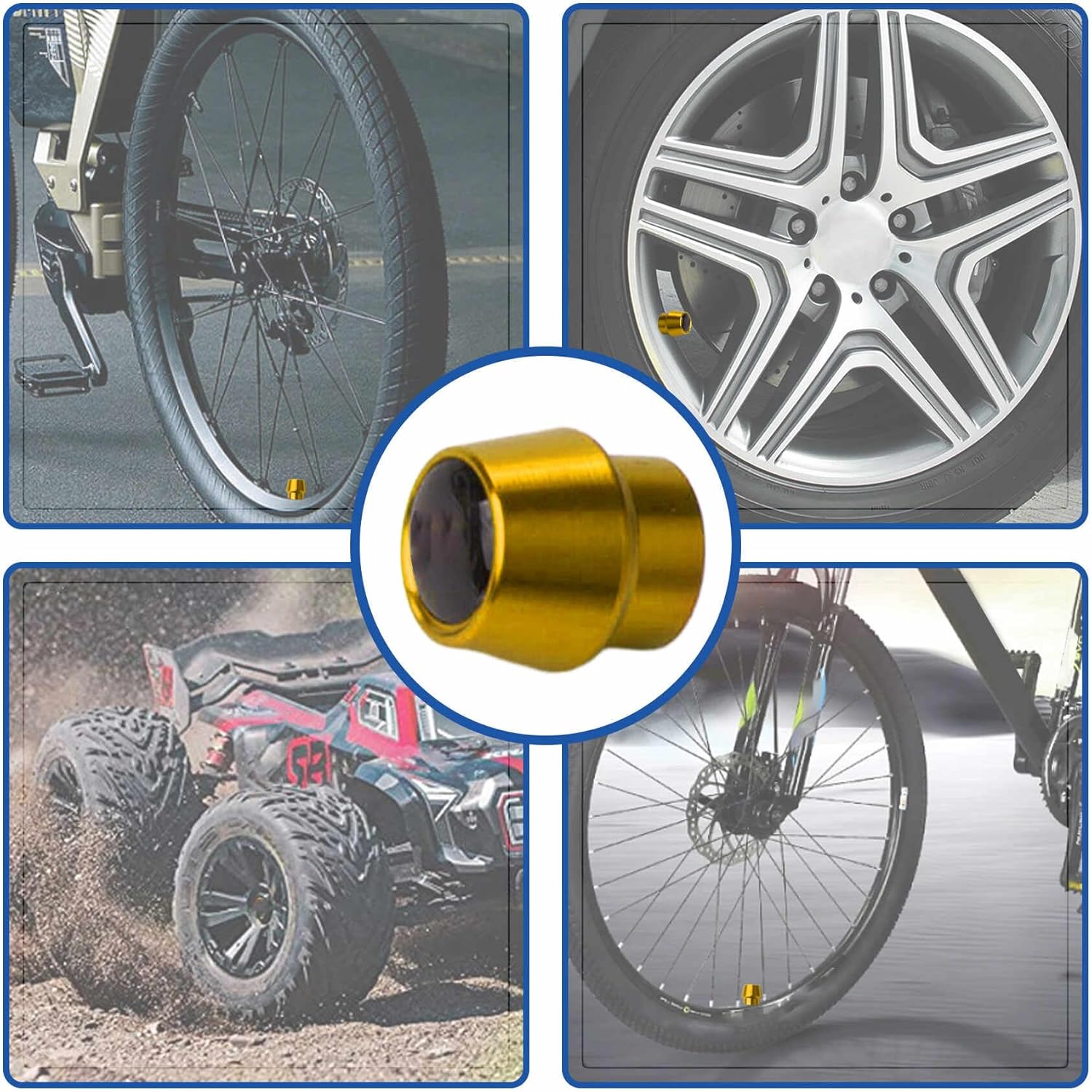 Palanca de cambios de aleación de aluminio para motocicleta CRF BSE 110 TTR 125 motocicleta 250cc 110cc 50cc Dirt Pit Bike (doradonegro)