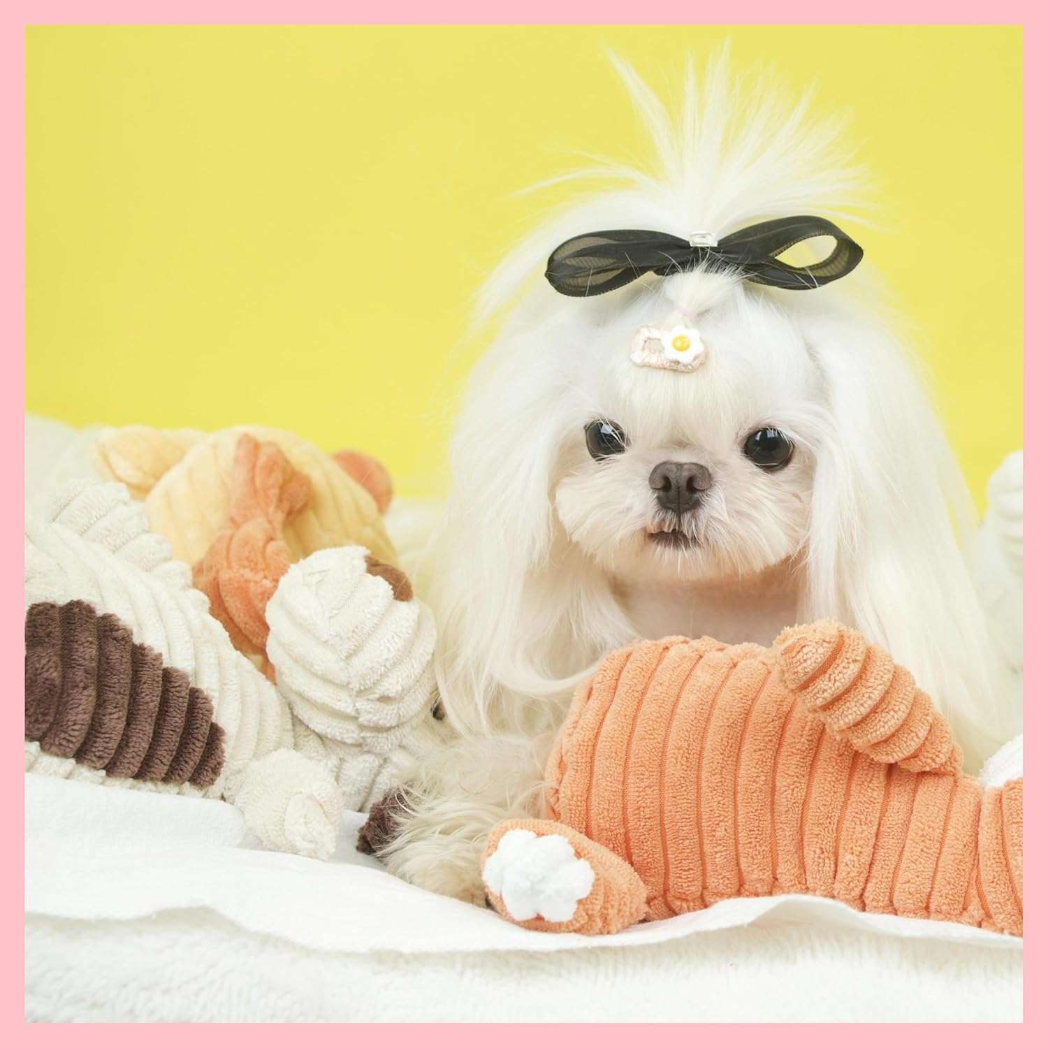 Animal Series – Juguete de peluche chirriante para perros, juguetes para perros masticadores agresivos, juguetes para perros pequeños y perros