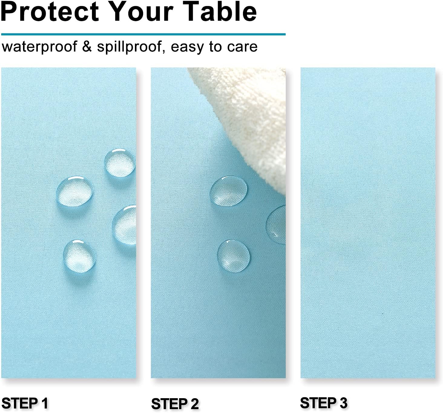 Hiasan – Mantel rectangular de tela impermeable y lavable para comedor y fiesta