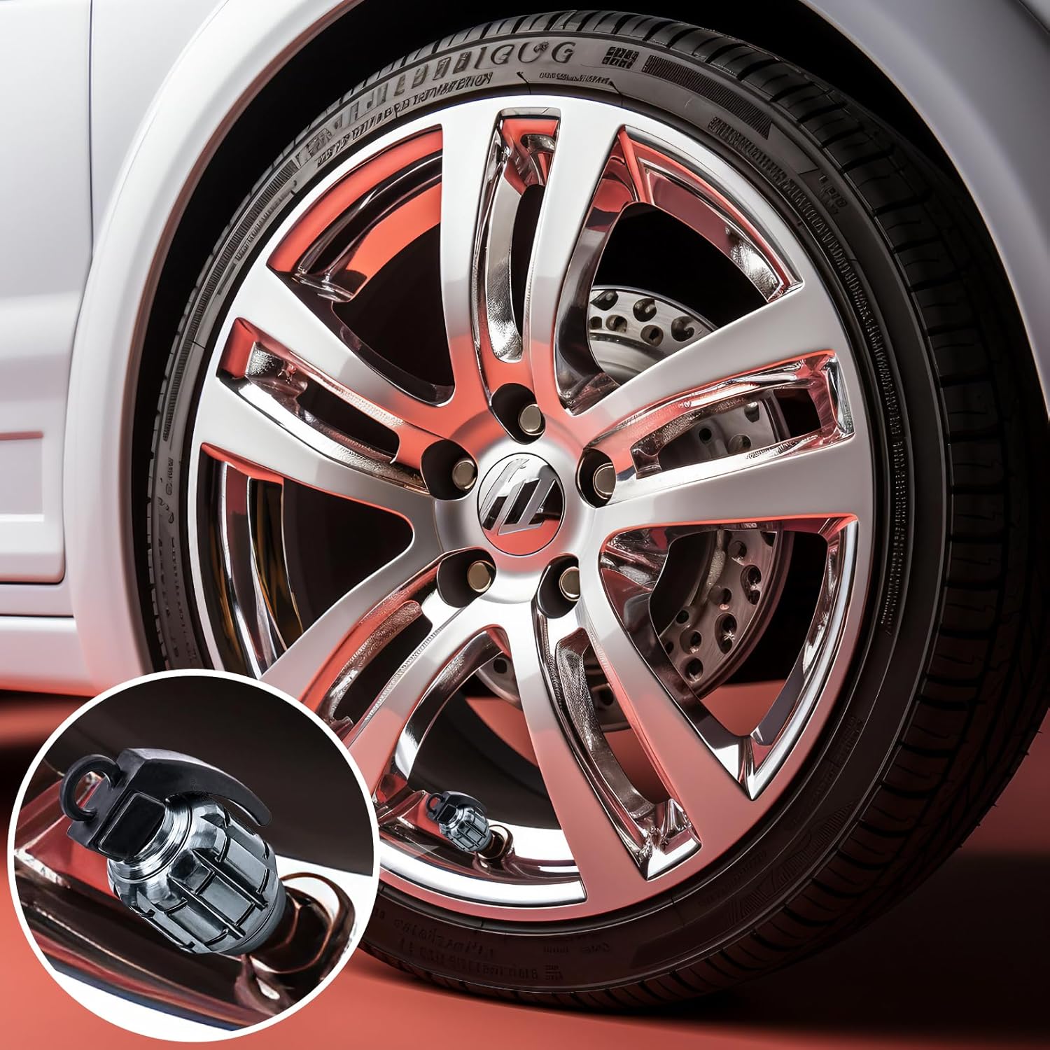 4 tapas de vástago de válvula de neumático, tapas universales de válvula de neumático de aleación de aluminio para automóviles, camiones, SUV,