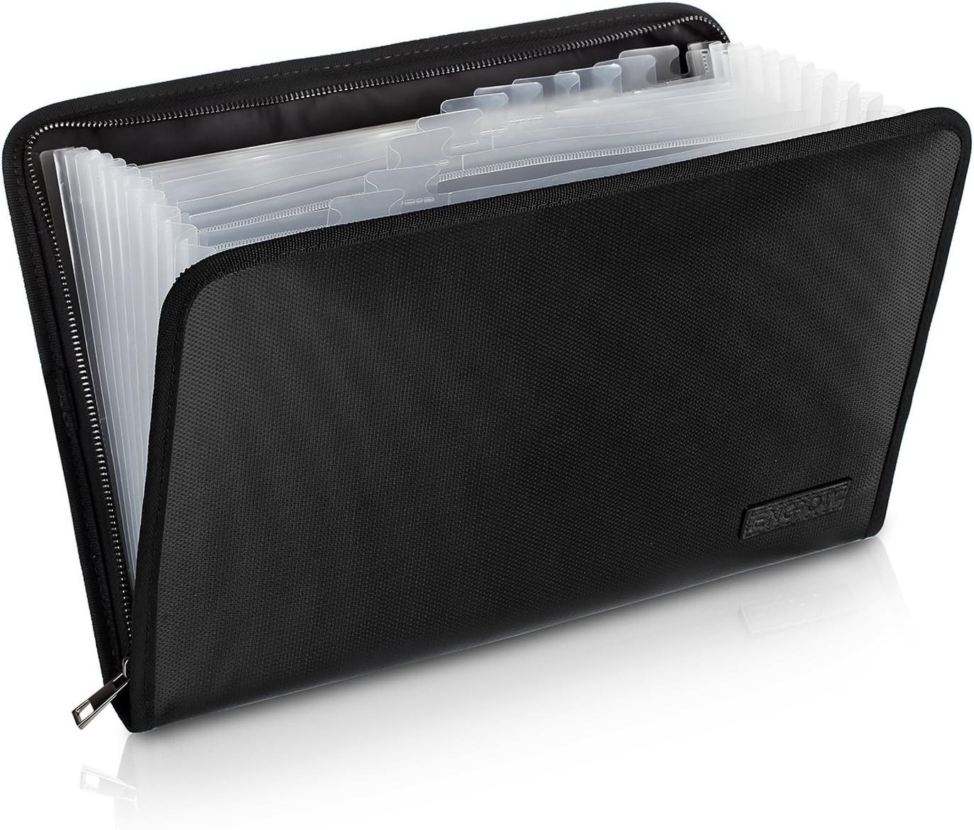 ENGPOW Carpeta de archivos expandible con bolsillos multifunción, carpeta de archivos ignífuga, resistente al fuego y al agua, bolsa de documentos