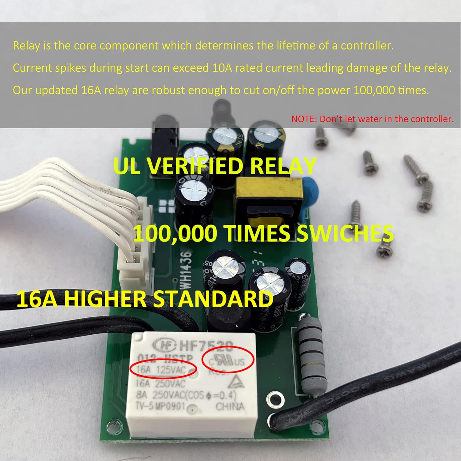 WH1436A Termostato Switch Sous Vide NTC 10K con sensor de termostato y conductor de temperatura 10K, versión mejorada