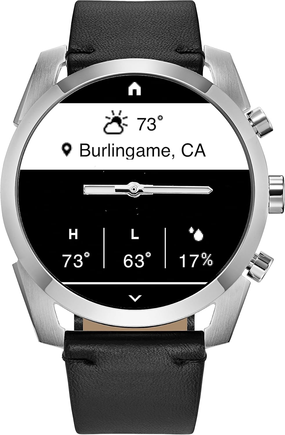 Citizen Reloj inteligente CZ con aplicación de bienestar YouQ con IBM Watson AI y investigación de la NASA, pantalla personalizable en blanco y