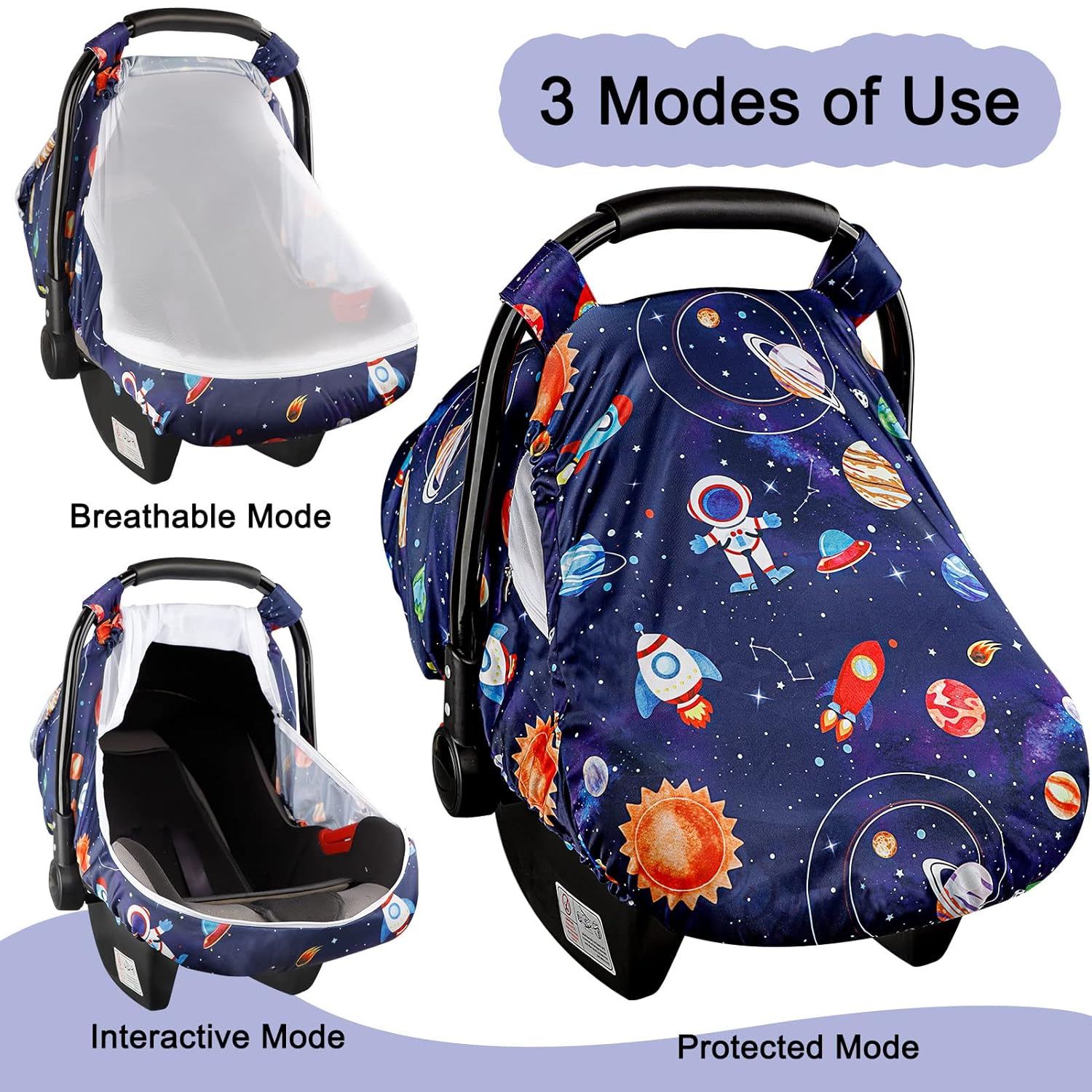 Soporte de cuerpo de cabeza de asiento de coche para bebé, Funda de asiento de coche para niño, Inserto de asiento de coche infantil, Cozy Sun &