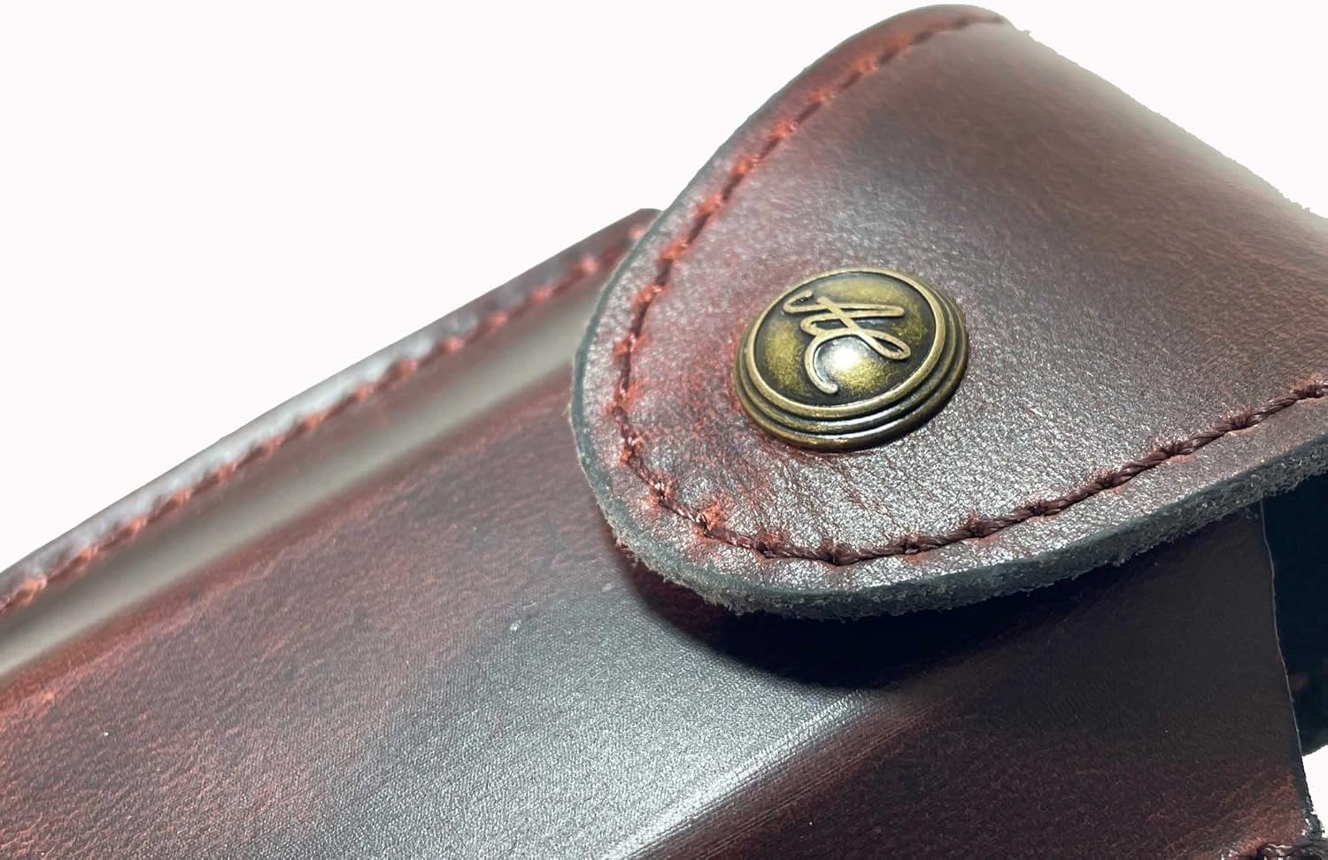 Funda de piel auténtica personalizada, compatible con Victorinox, navaja suiza (5-8 capas) Huntsman, Swiss Champ, Hiker, Climber, con trabilla para