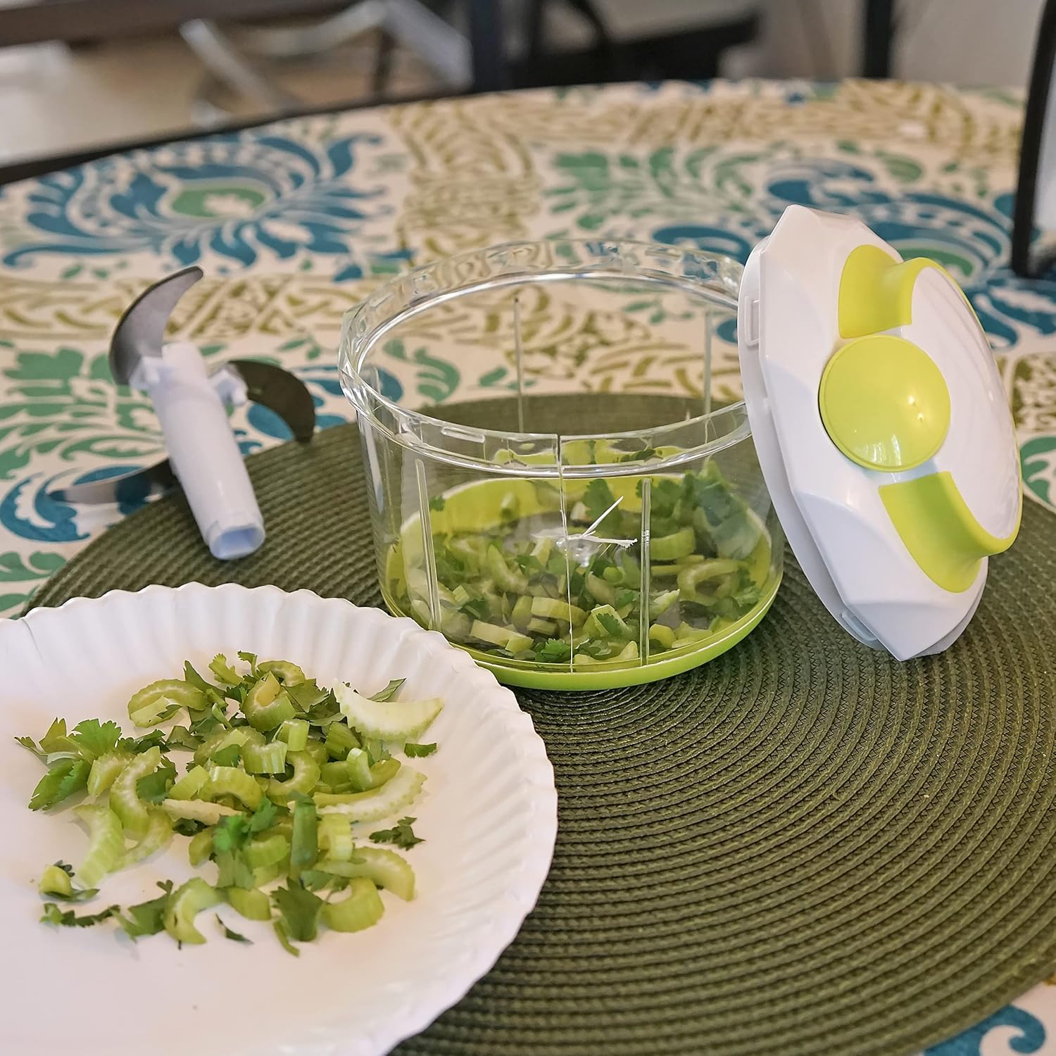 Southern Homewares Picador manual de alimentos de mano carne vegetal grande 4.5 tazas