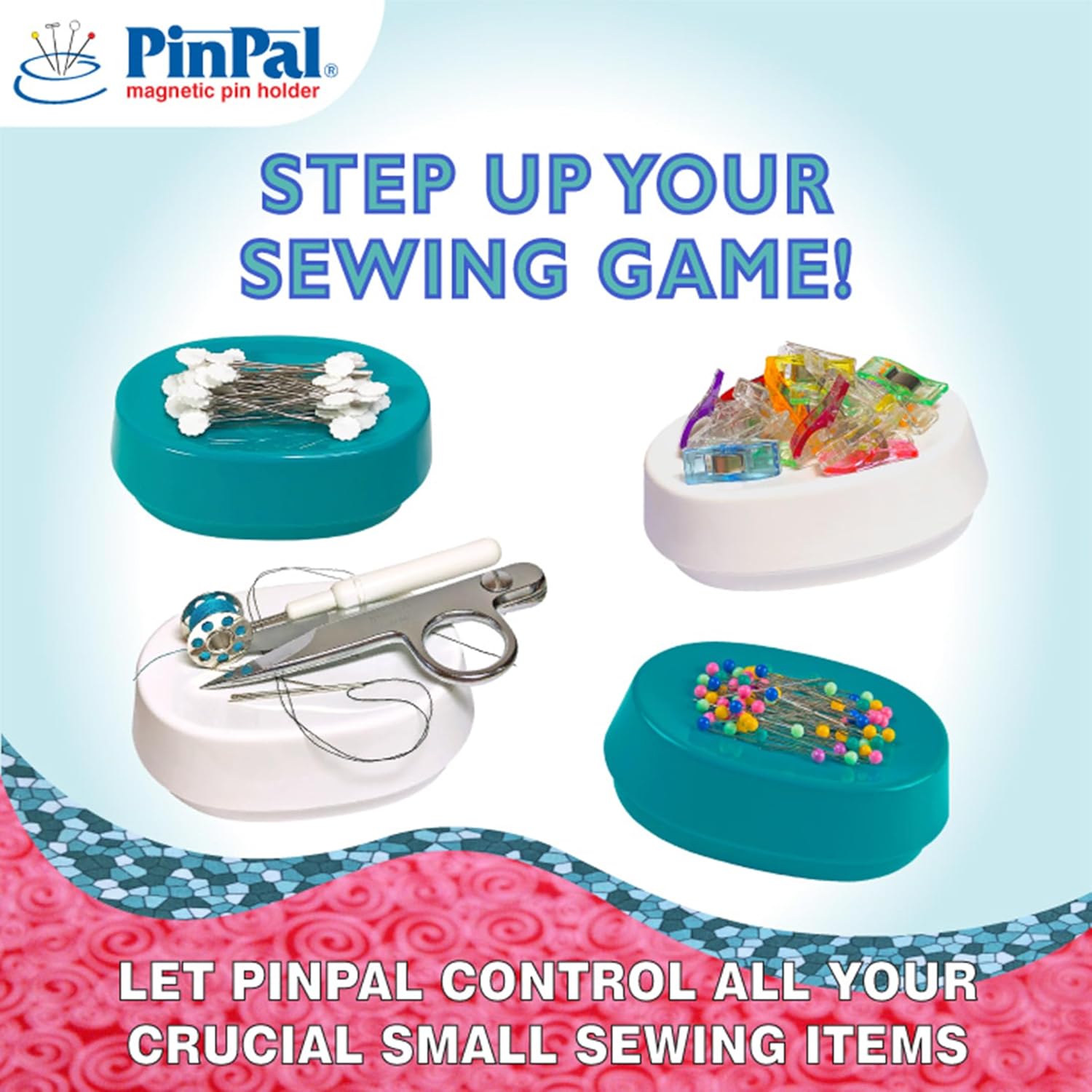 PinPal – Soporte magnético para pasadores, transporta, organiza, almacena tus alfileres y agujas de coser, imán para agarrar y coser para pasadores