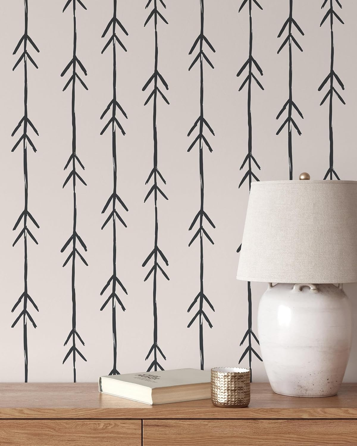 Papel tapiz minimalista bohemio para despegar y pegar, decoración contemporánea extraíble para el hogar, papel tapiz autoadhesivo moderno (muestra
