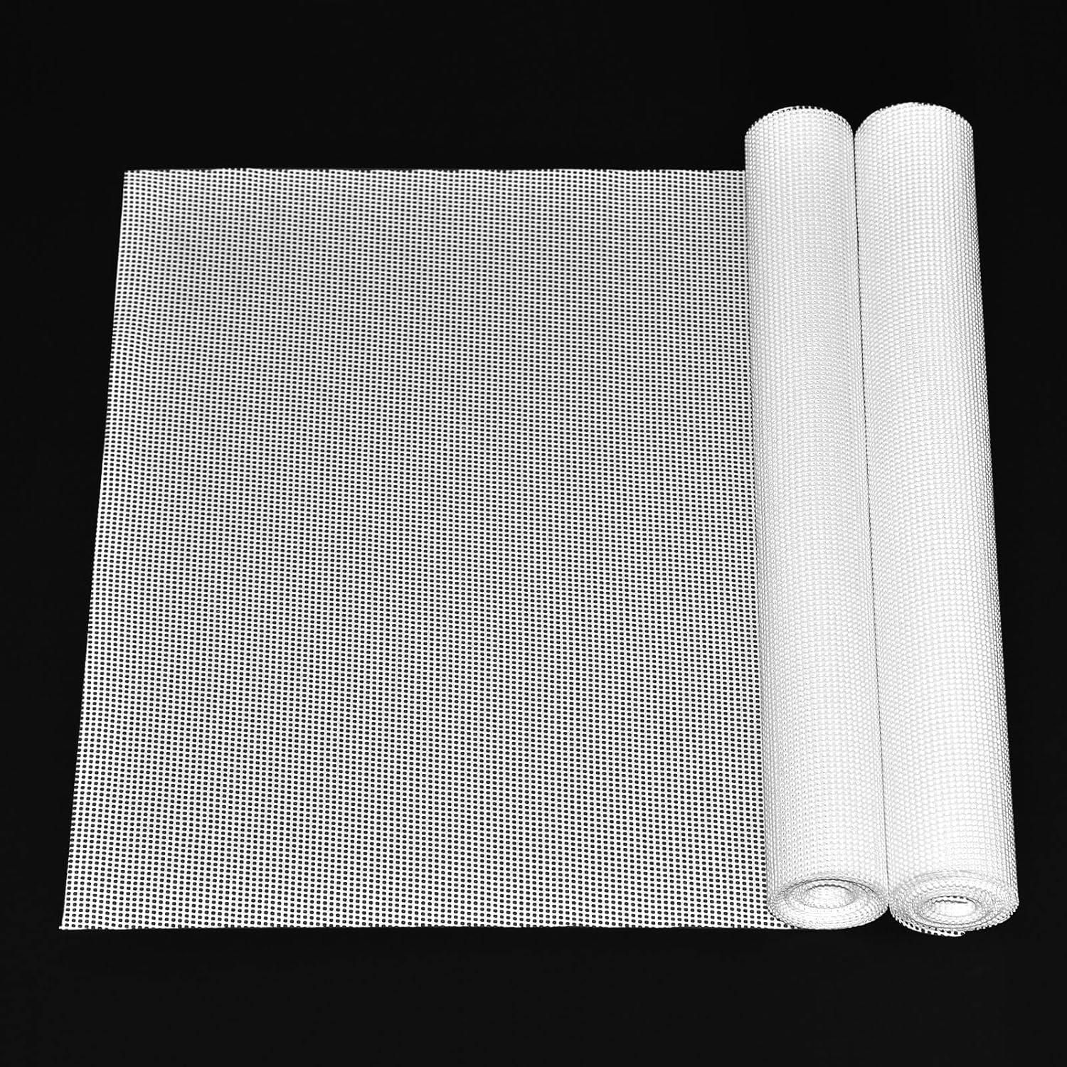 Hojas deshidratadoras de silicona de 78.740 x 13.780 in, paquete de 2, malla de silicona antiadherente grande para secadora de frutas, forros de