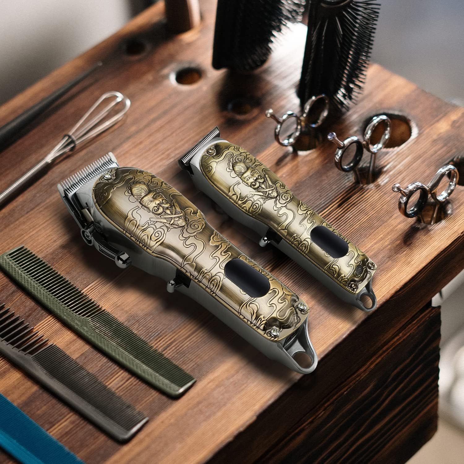 Karrte Kit de aseo profesional mejorado para hombres, maquinilla de afeitar eléctrica y recortadora de nariz, regalos para hombres