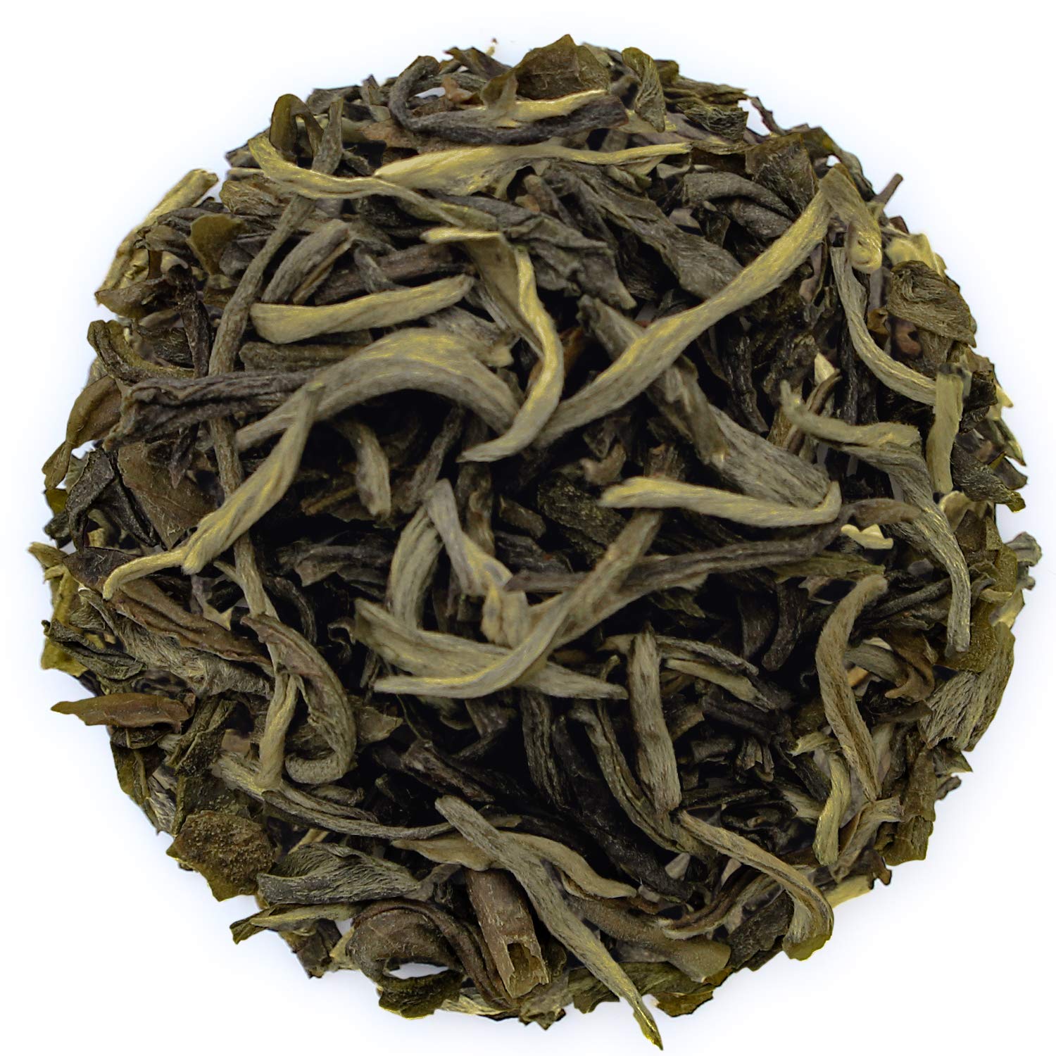 Teabloom Té verde orgánico, té de hojas sueltas de jazmín dulce verde, té de jazmín clásico cautivador y aromático, certificado orgánico por USDA,